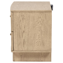 Load image into Gallery viewer, Coaster Kailani 2-drawer Nightstand Bedside Table Beige Oak