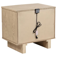 Load image into Gallery viewer, Coaster Kailani 2-drawer Nightstand Bedside Table Beige Oak