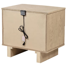 Load image into Gallery viewer, Coaster Kailani 2-drawer Nightstand Bedside Table Beige Oak