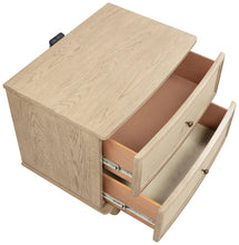 Load image into Gallery viewer, Coaster Kailani 2-drawer Nightstand Bedside Table Beige Oak