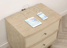 Load image into Gallery viewer, Coaster Kailani 2-drawer Nightstand Bedside Table Beige Oak