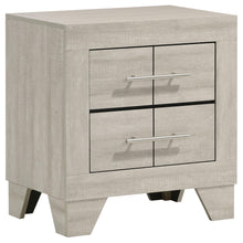 Load image into Gallery viewer, Coaster Trenton 2-drawer Nightstand Bedside Table Rustic Cream