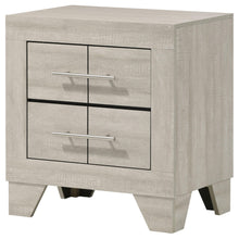 Load image into Gallery viewer, Coaster Trenton 2-drawer Nightstand Bedside Table Rustic Cream