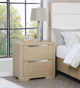 COASTER NIGHTSTAND (LIGHT ELM)