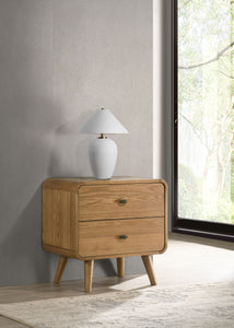 COASTER NIGHTSTAND (LIGHT ASH)