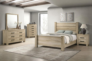 Coaster Oakglen Weathered Oak Queen Bedroom Set (5 PC)