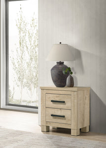 COASTER NIGHTSTAND (WEATHERED OAK)