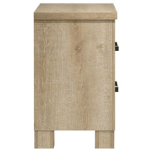 Load image into Gallery viewer, Coaster Oakglen 2-drawer Nightstand Bedside Table Weathered Oak