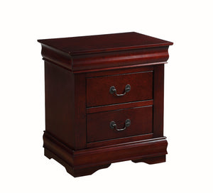 Acme Louis Philippe Cherry Nightstand
