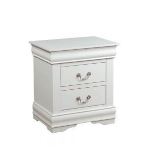 Acme Louis Philippe White Nightstand