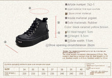 Load image into Gallery viewer, Back Zipper Casual Women&#39;s Ankle Boots Top Layer Cowhide