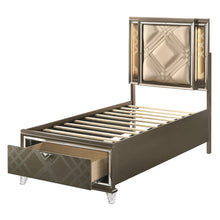 Load image into Gallery viewer, Acme Skylar Full Bed W/Led &amp; Storage