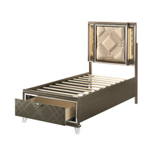 Load image into Gallery viewer, Acme Skylar Twin Bed W/Led &amp; Storage