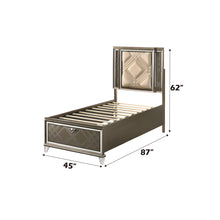 Load image into Gallery viewer, Acme Skylar Twin Bed W/Led &amp; Storage