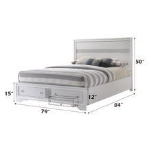 Load image into Gallery viewer, Acme Naima EK Bed W/Storage
