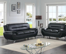 Load image into Gallery viewer, New York Black Sofa &amp; Loveseat