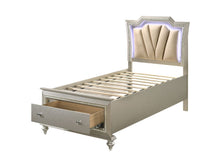 Load image into Gallery viewer, Acme Kaitlyn Full Bed W/Led &amp; Storage
