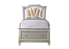 Load image into Gallery viewer, Acme Kaitlyn Full Bed W/Led &amp; Storage