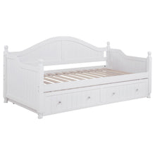 Load image into Gallery viewer, Coaster Julie Ann Wood Twin Daybed with Trundle White