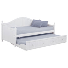 Load image into Gallery viewer, Coaster Julie Ann Wood Twin Daybed with Trundle White