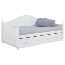 Load image into Gallery viewer, Coaster Julie Ann Wood Twin Daybed with Trundle White