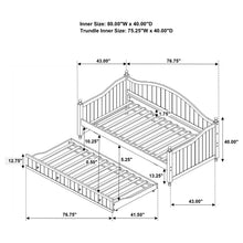 Load image into Gallery viewer, Coaster Julie Ann Wood Twin Daybed with Trundle White