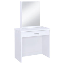 Load image into Gallery viewer, Coaster Harvey Vanity Set with Lift-Top Stool White