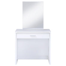 Load image into Gallery viewer, Coaster Harvey Vanity Set with Lift-Top Stool White