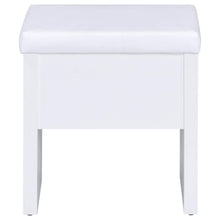 Load image into Gallery viewer, Coaster Harvey Vanity Set with Lift-Top Stool White