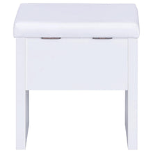 Load image into Gallery viewer, Coaster Harvey Vanity Set with Lift-Top Stool White