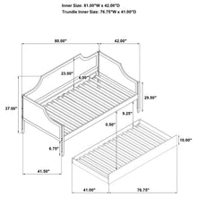 Load image into Gallery viewer, Coaster Redding Wood Twin Daybed With Trundle Cherry