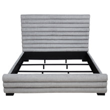 Load image into Gallery viewer, Coaster Patricia 58-inch Boucle Upholstered Eastern King Bed Grey