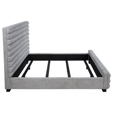 Load image into Gallery viewer, Coaster Patricia 58-inch Boucle Upholstered Eastern King Bed Grey