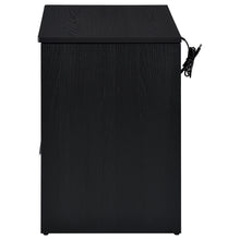 Load image into Gallery viewer, Coaster Fabre 1-drawer Extendable Top Nightstand Bedside Table Black Ash