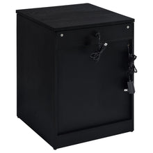 Load image into Gallery viewer, Coaster Fabre 1-drawer Extendable Top Nightstand Bedside Table Black Ash