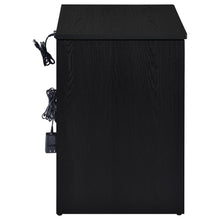 Load image into Gallery viewer, Coaster Fabre 1-drawer Extendable Top Nightstand Bedside Table Black Ash