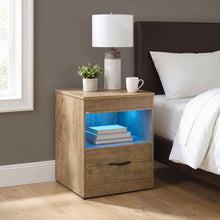 Load image into Gallery viewer, Coaster Fabre 1-drawer Extendable Top Nightstand Bedside Table Mango