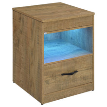 Load image into Gallery viewer, Coaster Fabre 1-drawer Extendable Top Nightstand Bedside Table Mango