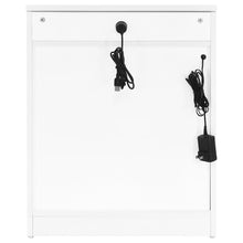 Load image into Gallery viewer, Coaster Fabre 1-drawer Extendable Top Nightstand Bedside Table White High Gloss