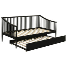 Load image into Gallery viewer, Coaster Delgado Windsor Twin Wood Daybed with Trundle Black