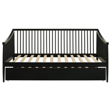Load image into Gallery viewer, Coaster Delgado Windsor Twin Wood Daybed with Trundle Black