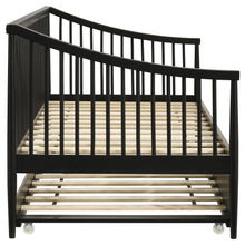 Load image into Gallery viewer, Coaster Delgado Windsor Twin Wood Daybed with Trundle Black