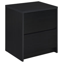 Load image into Gallery viewer, Coaster Westpark 2-drawer Nightstand LED Lights and USB Black