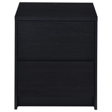 Load image into Gallery viewer, Coaster Westpark 2-drawer Nightstand LED Lights and USB Black