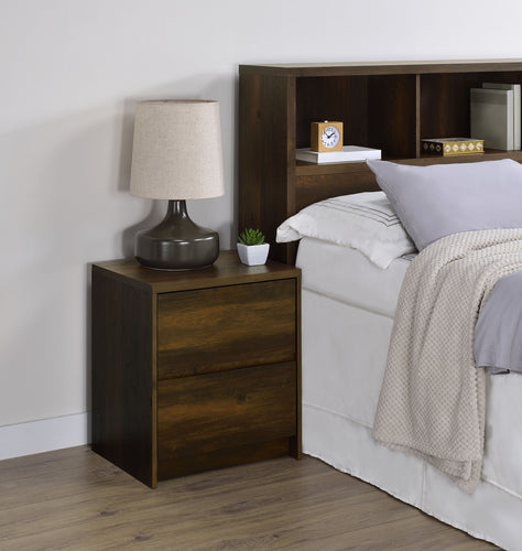 COASTER NIGHTSTAND (DARK PINE)