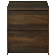 Load image into Gallery viewer, Coaster Westpark 2-drawer Nightstand LED Lights and USB Dark Pine