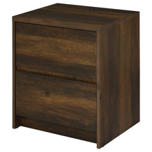 Load image into Gallery viewer, Coaster Westpark 2-drawer Nightstand LED Lights and USB Dark Pine
