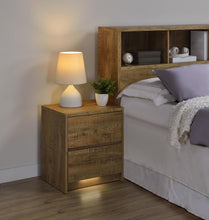 Load image into Gallery viewer, Coaster Westpark 2-drawer Nightstand LED Lights and USB Mango