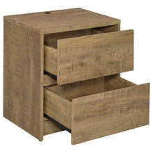 Load image into Gallery viewer, Coaster Westpark 2-drawer Nightstand LED Lights and USB Mango