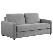 Load image into Gallery viewer, Coaster Rylie Upholstered Sofa Sleeper with Queen Mattress Grey